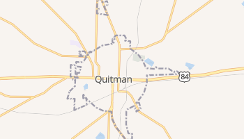 Quitman, Georgia map