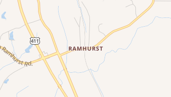 Ramhurst, Georgia map