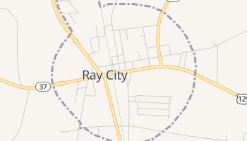 Ray City, Georgia map