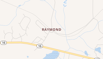 Raymond, Georgia map
