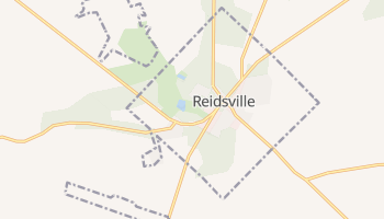 Reidsville, Georgia map