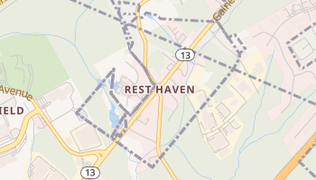 Rest Haven, Georgia map
