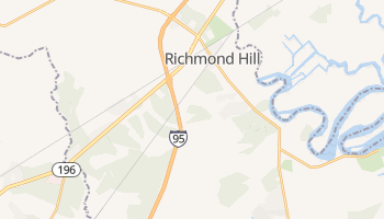 Richmond Hill, Georgia map