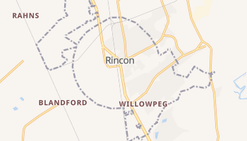 Rincon, Georgia map