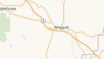 Ringgold, Georgia map