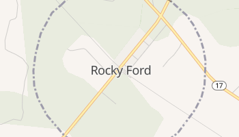 Rocky Ford, Georgia map