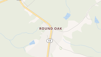 Round Oak, Georgia map