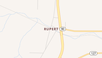 Rupert, Georgia map