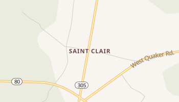 Saint Clair, Georgia map