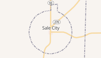 Sale City, Georgia map