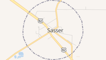 Sasser, Georgia map
