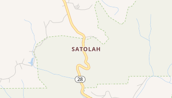 Satolah, Georgia map