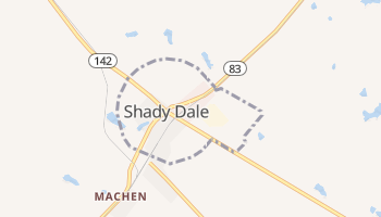 Shady Dale, Georgia map