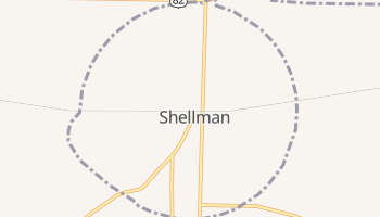 Shellman, Georgia map
