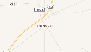 Shingler, Georgia map