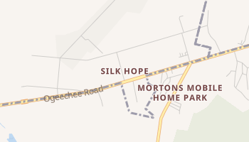 Silk Hope, Georgia map