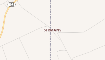 Sirmans, Georgia map