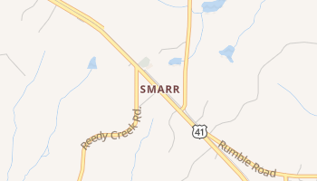 Smarr, Georgia map