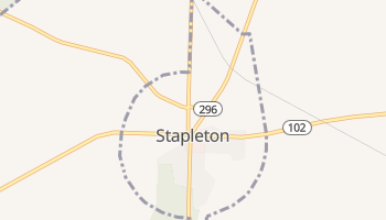 Stapleton, Georgia map