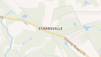 Starrsville, Georgia map
