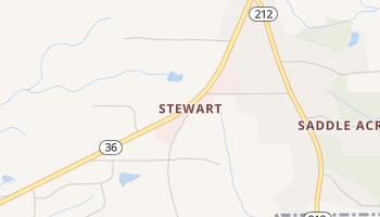 Stewart, Georgia map