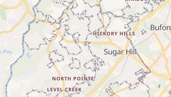 Sugar Hill, Georgia map