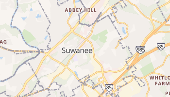 Suwanee, Georgia map