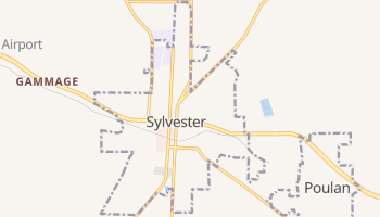 Sylvester, Georgia map