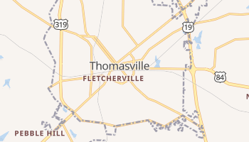 Thomasville, Georgia map