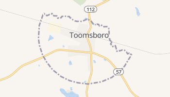 Toomsboro, Georgia map