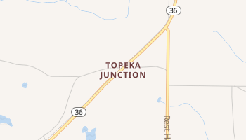 Topeka Junction, Georgia map