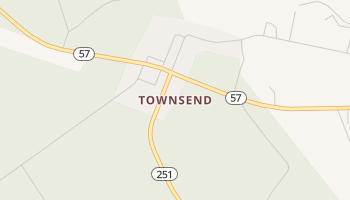 Townsend, Georgia map