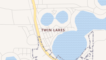 Twin Lakes, Georgia map