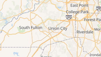 Union City, Georgia map