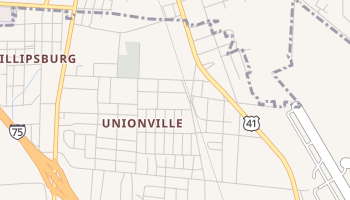 Unionville, Georgia map