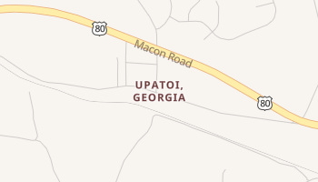 Upatoi, Georgia map