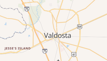 Valdosta, Georgia map