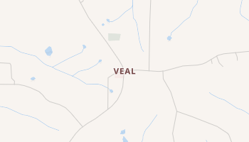 Veal, Georgia map