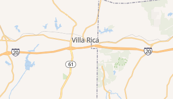 Villa Rica, Georgia map