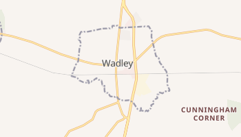 Wadley, Georgia map