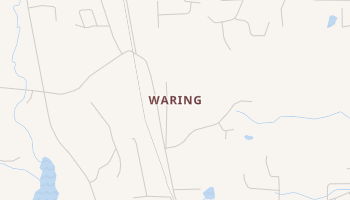 Waring, Georgia map