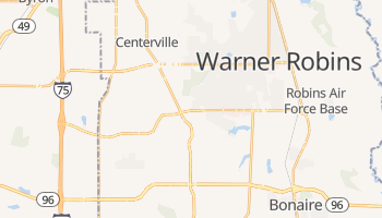 Warner Robins, Georgia map
