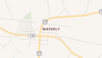 Waverly, Georgia map