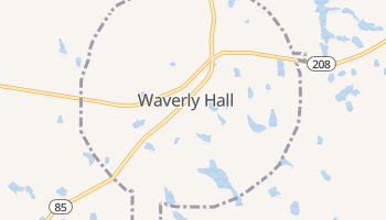 Waverly Hall, Georgia map