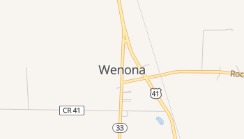 Wenona, Georgia map