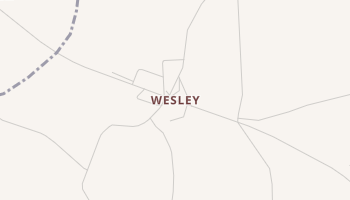 Wesley, Georgia map