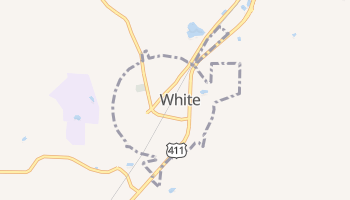 White, Georgia map
