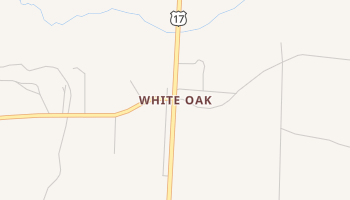 White Oak, Georgia map