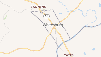 Whitesburg, Georgia map