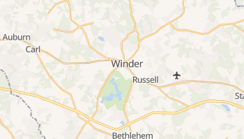 Winder, Georgia map